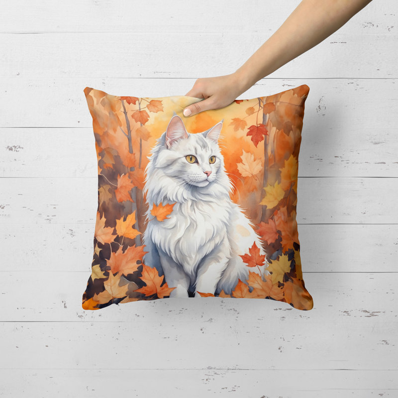 Coussin décoratif Turkish Angora, Carré 18 po
