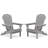 Wooden Outdoor Folding Adirondack Chair Set Of 2-257942968