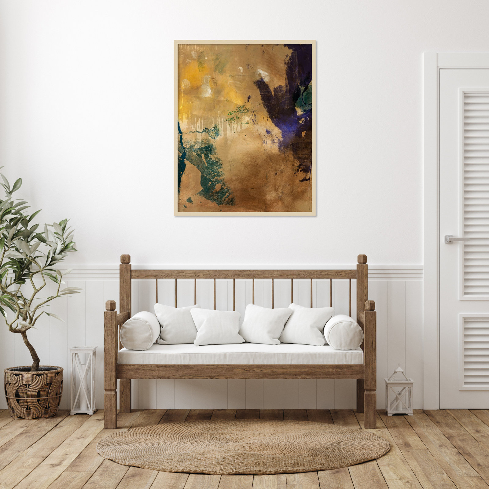 Flagler "Amber Haze No. 1" Print, 41" H x 33" W, Brown