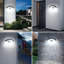 Aedan Black Integrated LED Outdoor Wall Light Built-in Motion Sensor-913854239