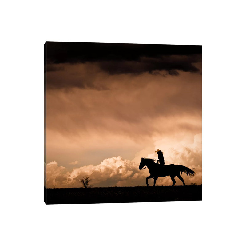 Ride The Storm #2 by Dan Ballard - Wrapped Canvas Print, 30.48 cm H x 30.48 cm W