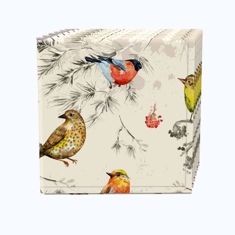 Cotton Twill Animal Print Rectangle Napkin