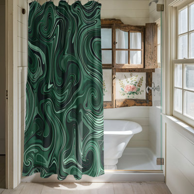 Swirling Gem - Premium Shower Curtain