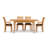 Sarah 4 - Person Solid Wood Top Four Leg Dining Set-16848867-37101027-39921300