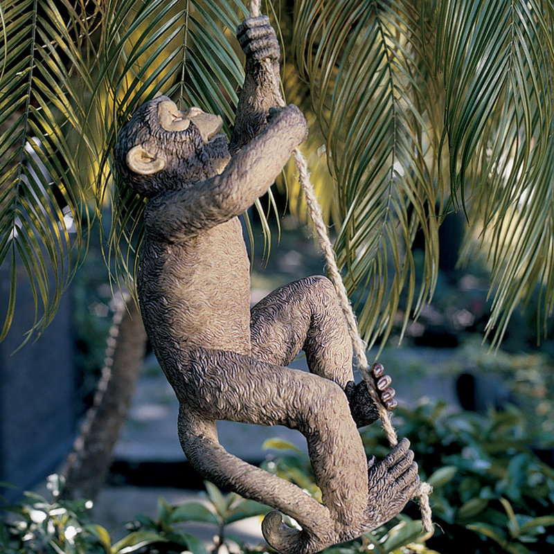Makokou the Climbing Monkey Statue