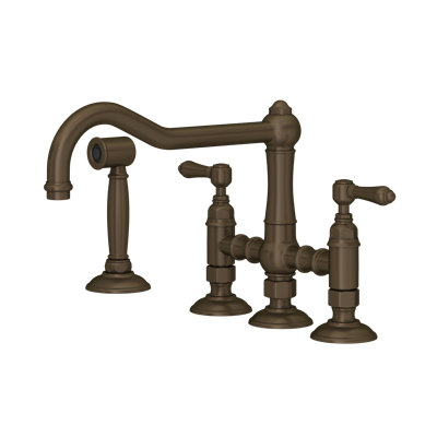 Acqui Bridge Kitchen Faucet With Side Spray