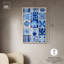 «Lazuli Layout Shadowbox Print Coastal» par Art Remedy, cadre blond, 31 x 46-104534319-104534330