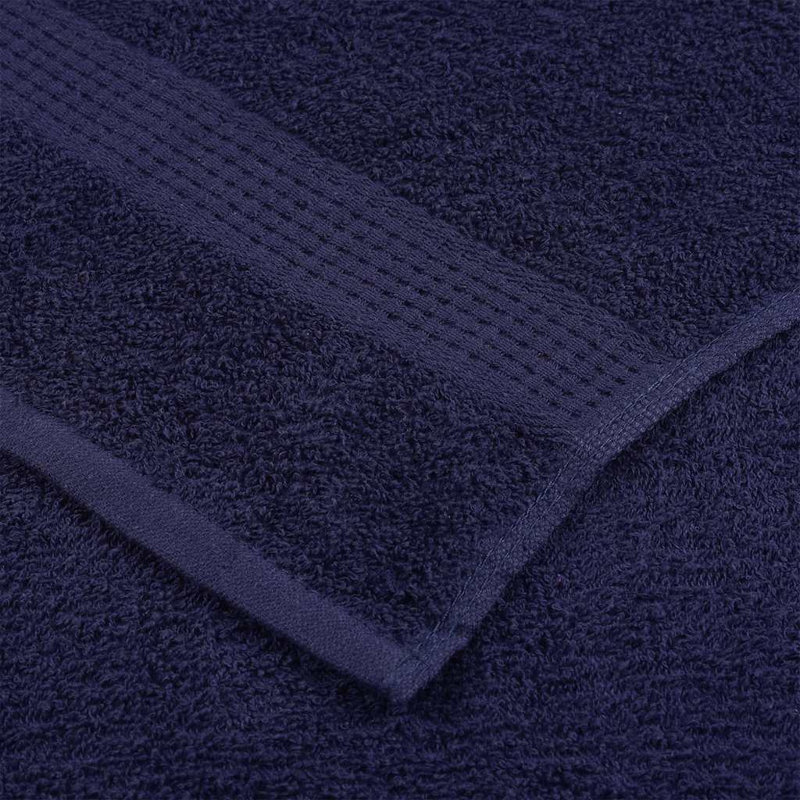 Santario 100% Cotton Hand Towel, Navy blue