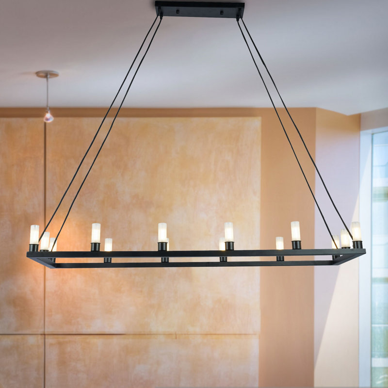 Hemmings 14 - Light Dimmable Linear Chandelier