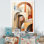 «Iqraa Beige Bridge Dynamic Archway», reproduction sur toile