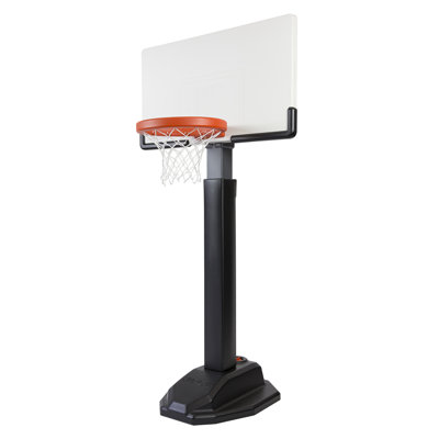 HUPLAY Adjustable Height Plastic Toddler Basketball Hoop with Basketball(s) Included and set of 1