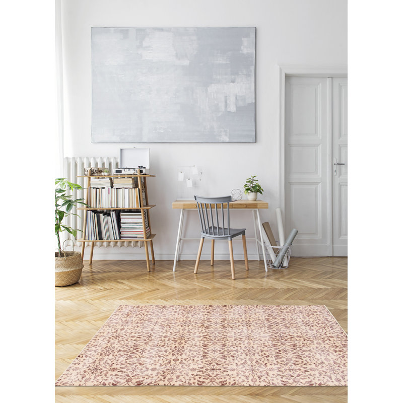 Tapis beige Melis Vintage 3 pi 5 po x 6 pi 0 po
