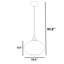 Luminaire suspendu sphérique 1 lumière Shambaugh
