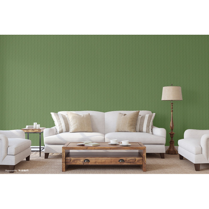 Soukaina Flowers 10m x 53cm Wallpaper Roll, Green