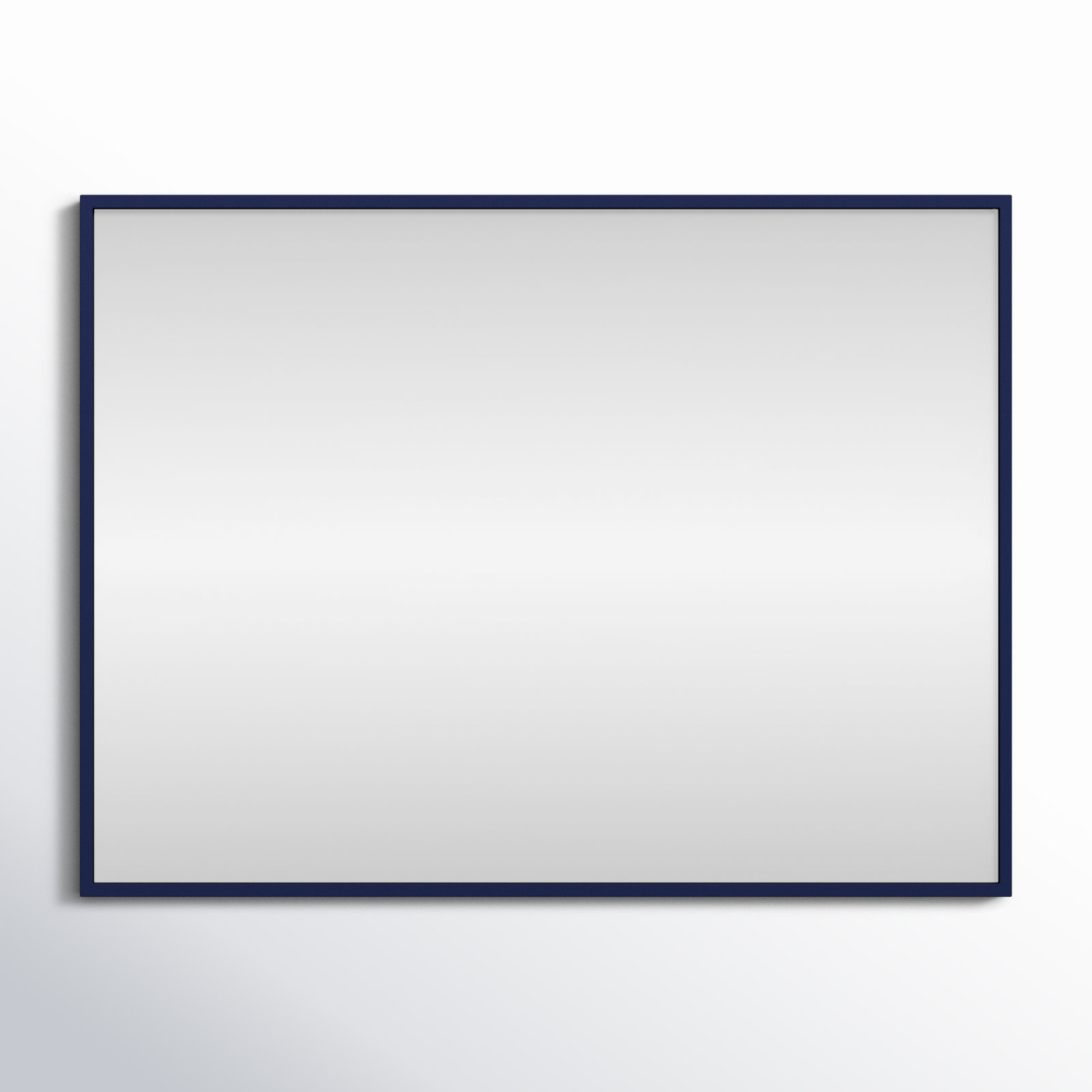 Sabine Metal Rectangle Wall Mirror, 32" x 24", Blue
