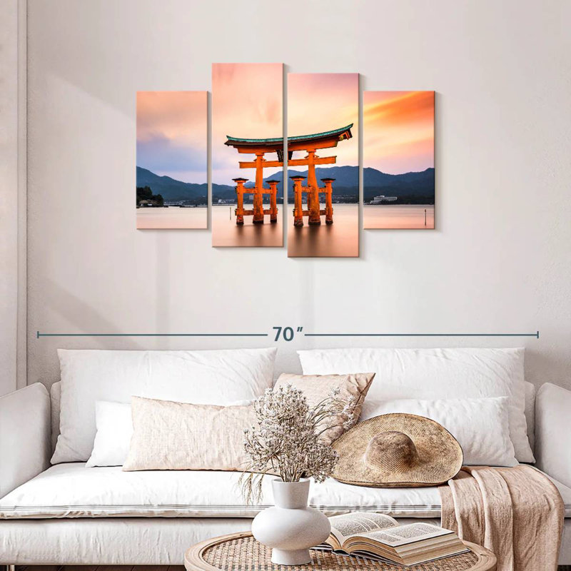 Lilie Japan's Floating Torii Gate, 27" H x 43" W