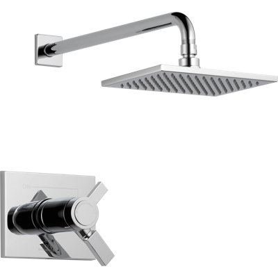 Vero Volume Control Shower Faucet Trim with Lever Handles and TempAssure