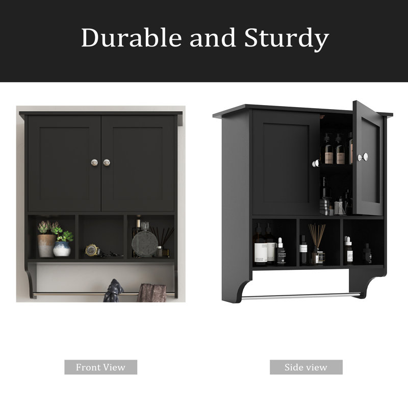 Armoire de salle de bain, Noir