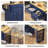 80.63" Extendable Kitchen Island With Power Outlet, 2 Storage Drawers, Open Shelves-104978498