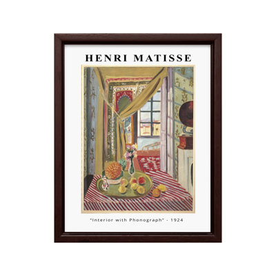 Henri Matisse - Intérieur avec Phonographe