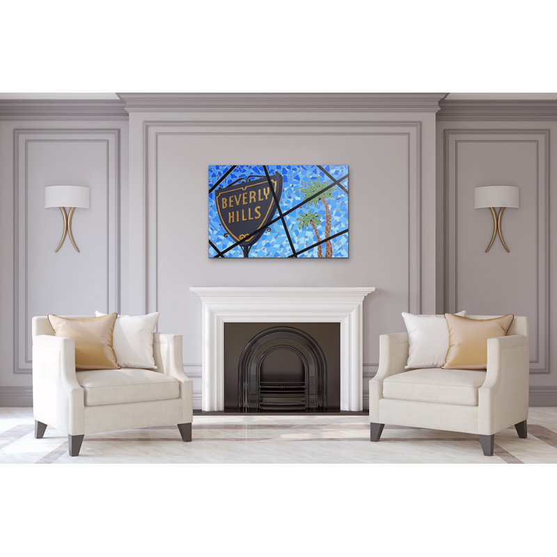 Beverly Hills Painting by Eddie Bruckner