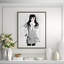 Grand Allure' Framed Print on Glass
