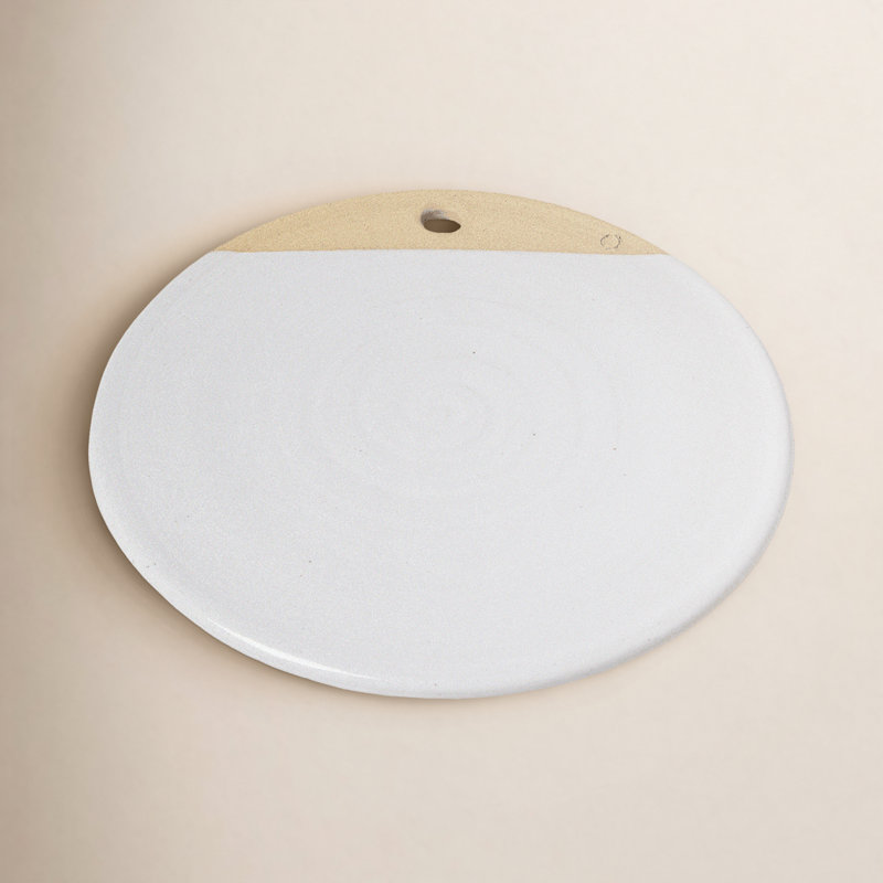 Stoneware Cheese Board, Large - 14"