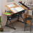 Height Adjustable Drawing and Drafting Table-106803499