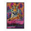 Estampe numérique allongée sur un tigre sur une toile orange, design par LSR Design Studio-1235972335-1235972334
