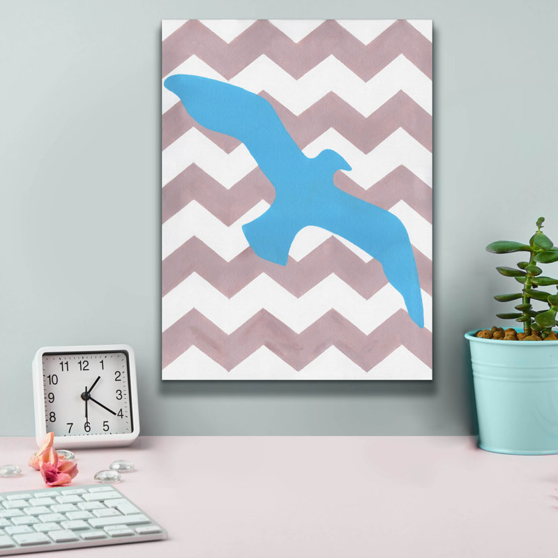 "Mouette" par Artpoptart, H 16 po x l 12 po x P 0,75 po
