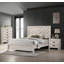 Lit de 1 pièce avec artisanat en bois rustique et motif géométrique à chevrons pour une ambiance de chambre charmante-1140798640-1140798641