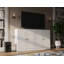 Meuble télé 100% bois massif, console de 64 po de largeur avec portes à panneau surélevé et rangement-249573043