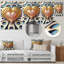 Cœur en or contemporain brillant III - décoration murale abstraite romantique en métal - MT81333-87836650