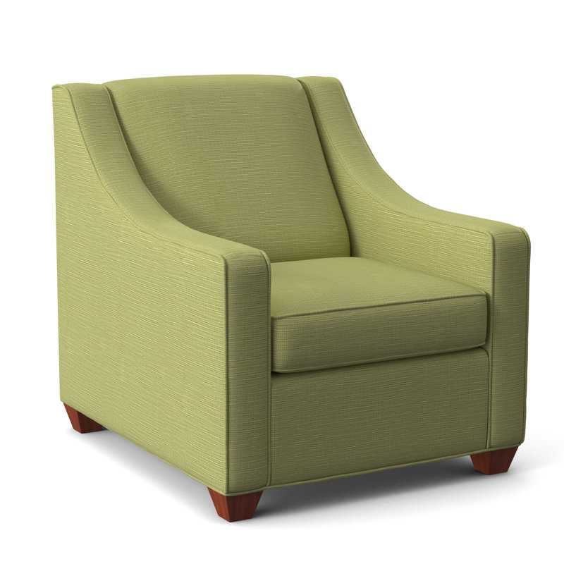 Phillips Upholstered Accent Chair, BM Cherry, Ridgecrest Putty
