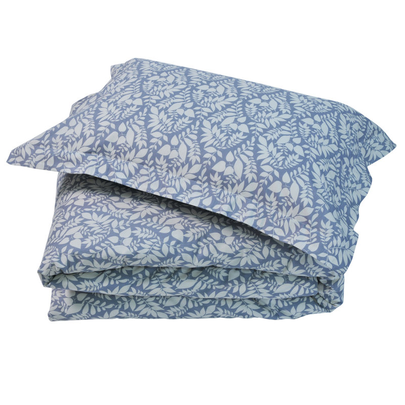 Atoll Floral Duvet Cover, 200 x 220cm Duvet Cover + 2 Pillowcases, Blue