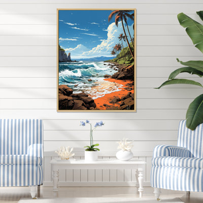 «Beach Photo Tropical Vibes XX» sur toile