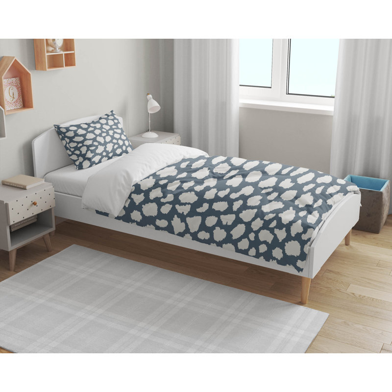 Animal Spot Decorative Lightweight Comforter Set, Blue