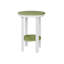 Berlin Gardens Regular Top With White Base Round End Dining Table-1153187627-1153187636