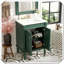 Meuble-lavabo moderne simple avec tablettes de rangement-2065008506