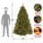 90' H Lighted Artificial Pine Christmas Tree