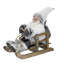 Figurine de père Noël sur traîneau