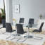 Ensemble de table et de chaises. Table en verre trempé de 71 po x 35,4 po-1657228555-1657228550-1657228551