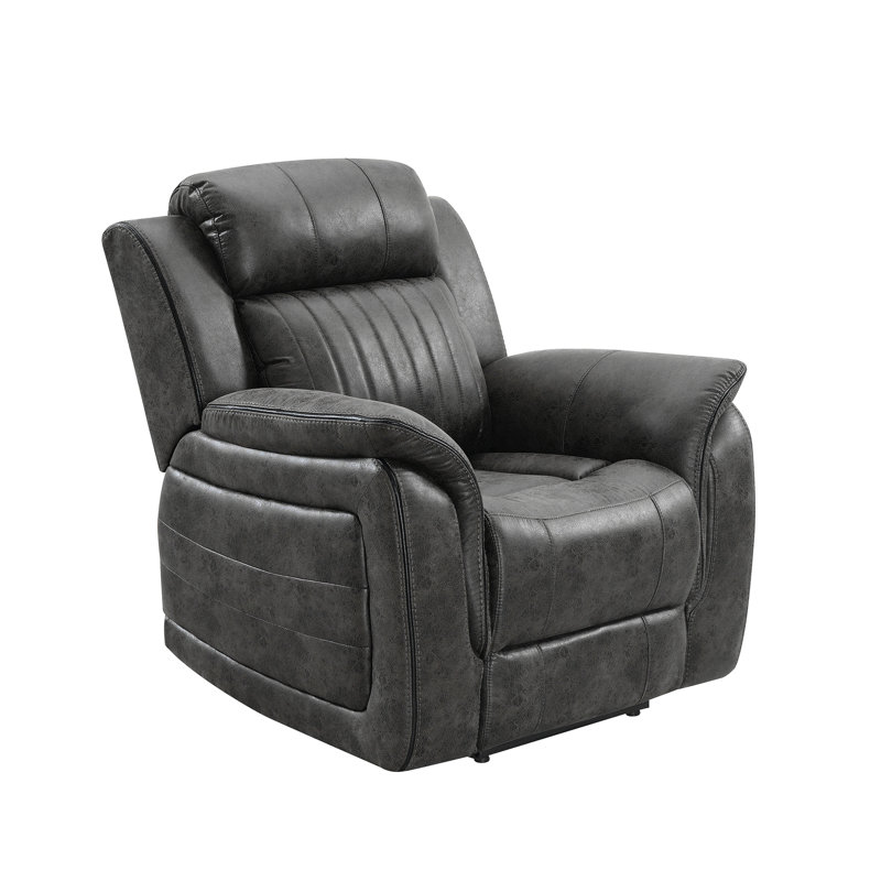 Fauteuil inclinable gris Steban