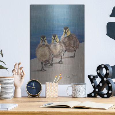 Luxe Metal Art Left Right Left Right By Janet P  Left Right Left Right  by Janet Pidoux