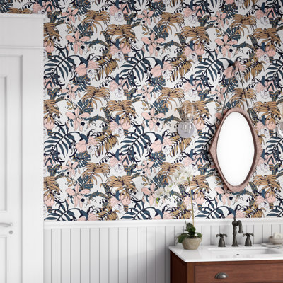 Peel & Stick Floral Tile