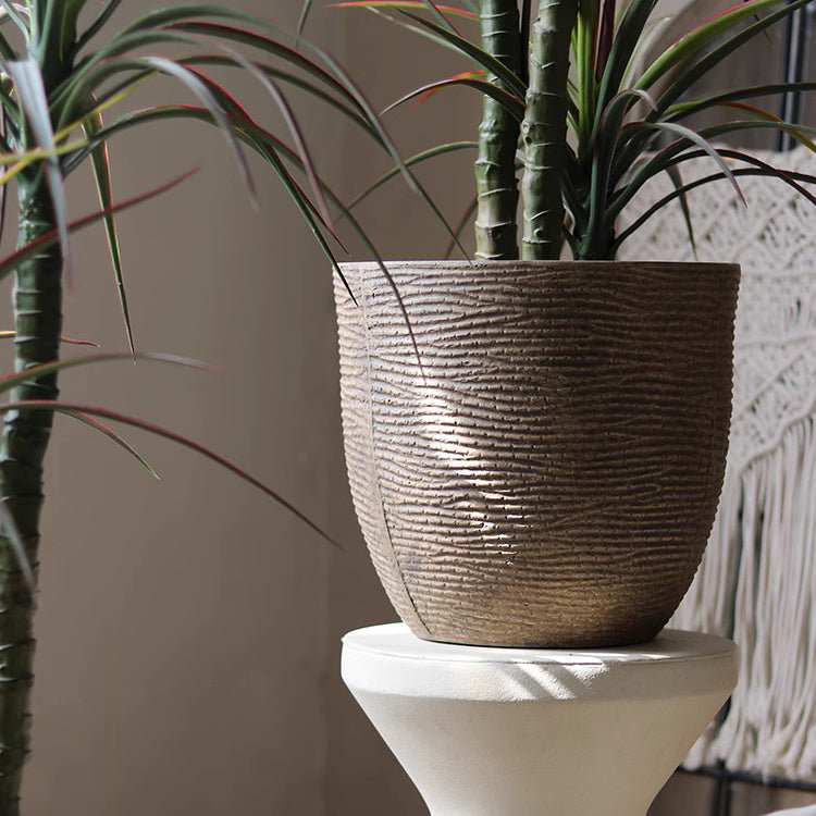 Jardinière d'extérieur de style rétro, H 12,5 po x l 14,5 po x P 14,5 po