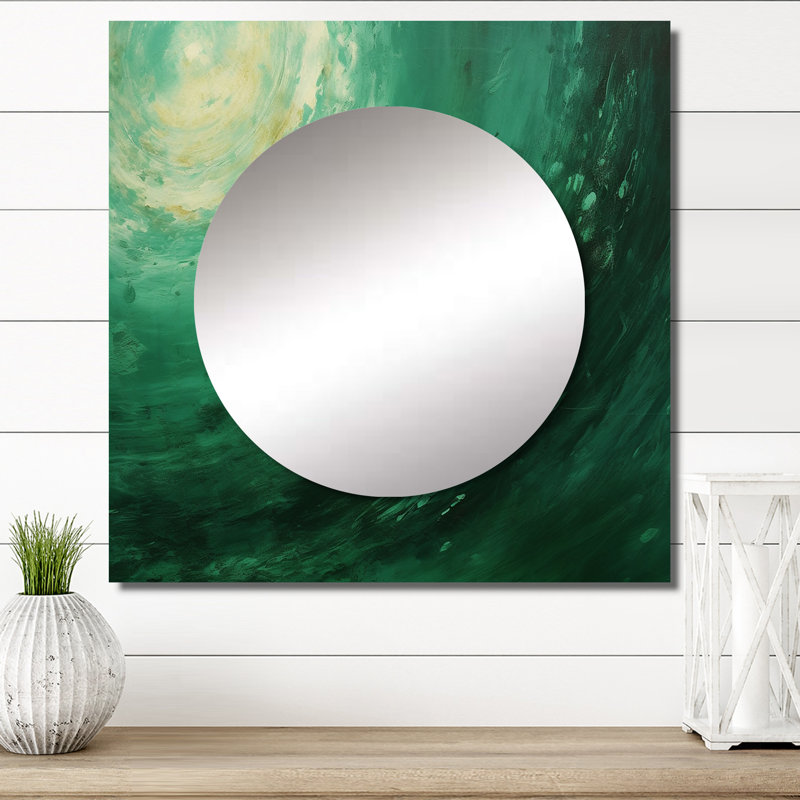 Lesandro - Notre miroir solaire carré pour décoration murale, 29 po x 29 po