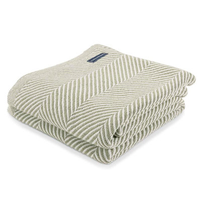 Coastal Monhegan Cotton Throw Without Fringe
