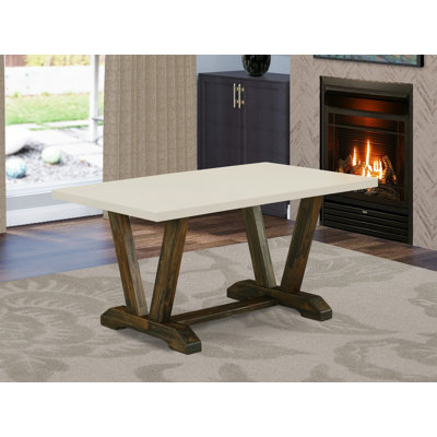 Alverson Acacia Solid Wood Dining Table