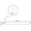 103 cm W Steel Lawn Edging Fencing-130023936-130023938